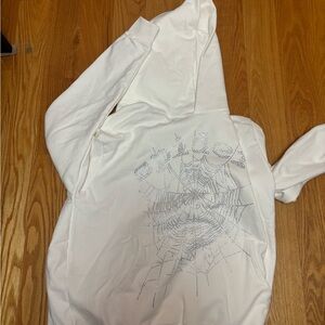 White spider Hoodie size large Mens Brand new!!!